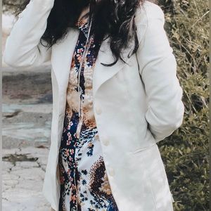 Vintage 1960s Flower Mini Button Up